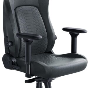 Silla Gaming Razer Iskur V2 Gris – Soporte Lumbar Adaptable, Reclinación 152°, Soporta hasta 136 kg