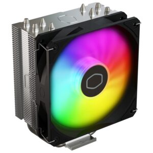 Disipador por Aire Cooler Master Hyper 212 Spectrum V3 – 4 Heatpipes, Ventilador ARGB 120 mm, Compatible Intel LGA 1700 y AMD AM5/AM4, Negro