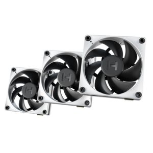 HYTE THICC FP12 – Kit de 3 Ventiladores PWM de 120 mm, Alto Flujo y Presión Estática