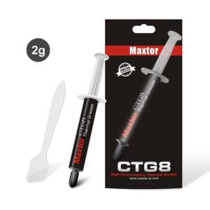 Pasta Térmica Maxtor CTG8 Mini 12,8 W/m·K – Silicona de Alto Rendimiento para CPU / GPU - 2Gramos