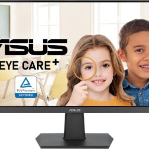 Monitor ASUS VA24EHF 24″ – IPS Full HD, 100 Hz, 1 ms MPRT, Adaptive‑Sync, Eye Care, Montaje VESA
