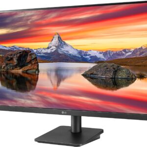 Monitor LG 27MP400-B – 27″ Full HD (1920×1080) IPS, 75 Hz, 5 ms, AMD FreeSync™, 3-Side Virtually Borderless, Reader Mode, Tilt Stand, HDMI/VGA, VESA 75×75