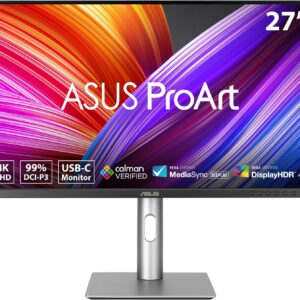 Monitor ASUS ProArt PA279CV 27″ – 4K IPS, Calibración ΔE<2, USB-C con 65 W, ProArt Palette, Altavoces