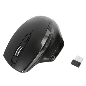 Mouse Inalámbrico Targus AMW584GL Ergonómico Antimicrobiano – Wireless 2.4GHz, 3 Botones, 1000 DPI, Bajo Consumo