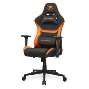 Silla Gaming COUGAR Armor One v2 F – Superficie Transpirable Premium, Reclinable 180°, Soporte Lumbar y Cervical
