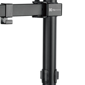 Soporte para Monitor Klip Xtreme KPM‑300 – Soporta 13–32", Hasta 8 kg, Rotación 360°, Tilt ±45°, Swivel ±90°, C-Clamp/Grommet