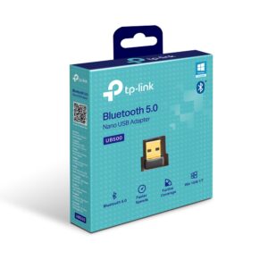 Receptor Bluetooth 5.0 TP-Link UB500 – USB Nano Plug & Play para PC Windows