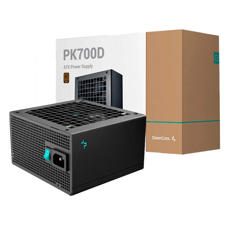 Fuente de Poder DeepCool PK Series - No Modular • 80 PLUS Bronze • Ventilador 120 mm Silencioso • Formato ATX Estándar