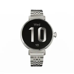 Smartwatch HiFuture Aura IP68 – 1.04″ AMOLED, Bluetooth 5.2, SpO₂, 7 días batería - Plateado
