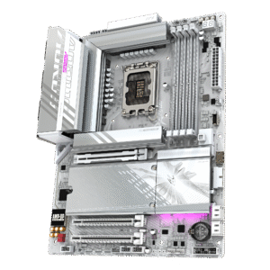 Motherboard  Gigabyte Z890 AORUS ELITE WIFI7   –  ATX - Socket LGA 1700 Intel, DDR5, PCIe 5.0, WiFi 7 y USB4 - Blanco
