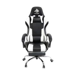 Silla Gamer Eagle Warrior GC-2133 – Diseño Ergonómico, Reclinable, Apoyabrazos Ajustables, Color Black & White