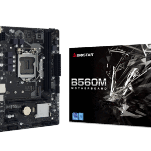 Motherboard  Biostar  B560MHP 2.0   - micro ATX - Socket LGA1200 Intel, Intel B560, DDR4 hasta 3200 MHz, PCIe 4.0, M.2 y USB 3.2 Gen1