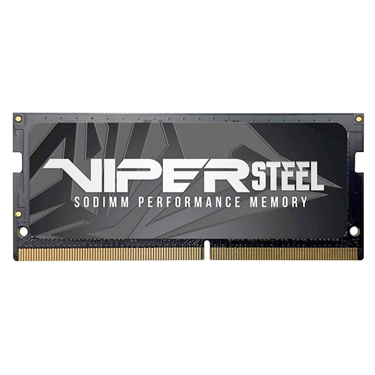 Memoria RAM DDR4 Patriot Viper Steel 8 GB (1×8 GB) 3200 MHz CL16 PARA LAPTOP – XMP 2.0 – Heat Spreader de Aluminio – PC4-25600