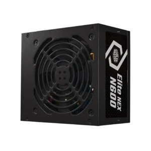 Fuente de Poder Cooler Master Elite NEX 600W – 230V, ATX, Ventilador 120 mm Silencioso, Protección Total, Negro