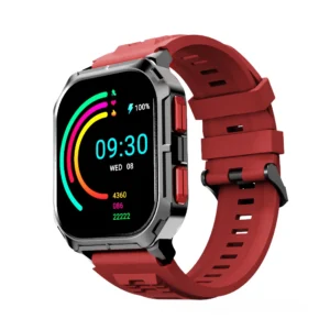 Smartwatch HiFuture Ultra3, 2.0″ IPS 240×296, Bluetooth Calling, IP68, 350 mAh - Color Rojo