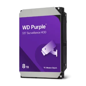 Disco Duro HDD 3.5″ WD Purple 6 TB – 5400 RPM, SATA III 6 Gb/s - Para cámaras de seguridad - 6TB
