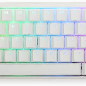 Teclado Gaming RGB Ducky One 3 Mini Mecánico USB-C Español 60 % Blanco – PBT Double-Shot, Hot-Swap, NKRO - Switch Cherry MX
