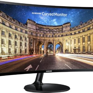 Monitor Samsung Curved 24" LC24F390FHNXZA  (Bodega David) — 24" Curvo 1800R, VA FHD 1920×1080, 60 Hz, 4 ms (GTG), HDMI, VESA 75×75.
