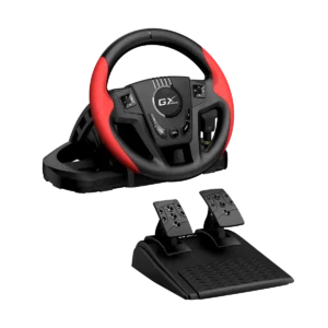Volante Gaming Genius SpeedMaster – 270° Force Feedback, Pedales y Palanca Integrada, USB compatible con PC / PS3 / PS4