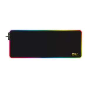 Mousepad RGB Genius GX-PAD 800S — Alfombrilla para ratón extra grande 800×300×3 mm, superficie microtexturizada, 10 modos RGB, cable trenzado 1.8 m