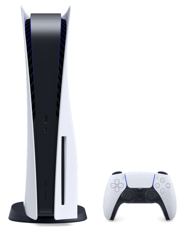 PlayStation 5 con Lector de Disco — Consola 1 TB, Blu-ray 4K, SSD de velocidad ultrarrápida, DualSense con háptica, Audio 3D, Retrocompatible