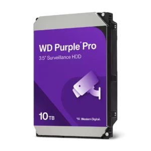 Disco Duro Vigilancia WD Purple 10TB – HDD 3.5", 7200RPM, SATA III, AllFrame AI, 256MB Caché