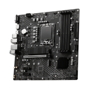Motherboard Micro-ATX MSI PRO B760M-P DDR4 — LGA 1700 (Intel) • DDR4 4800 + OC (128 GB) • PCIe 4.0 x16 • 2 × M.2 Gen4 • USB-C 10 Gb/s • HDMI / DP / VGA