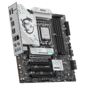 Motherboard mATX MSI B860M GAMING PLUS WIFI — LGA 1851 (Intel) • DDR5 8800+ OC • PCIe 5.0 x16 • 3× M.2 (1× Gen5 + 2× Gen4) • Wi‑Fi 7 + 5G LAN • Thunderbolt 4
