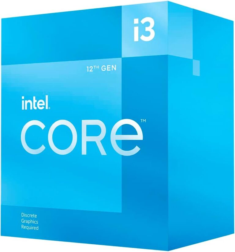 Procesador Intel Core i3-12100F, 4 Núcleos, Hasta 4.30 GHz, 12 MB Caché, Sin Gráficos Integrados, LGA 1700