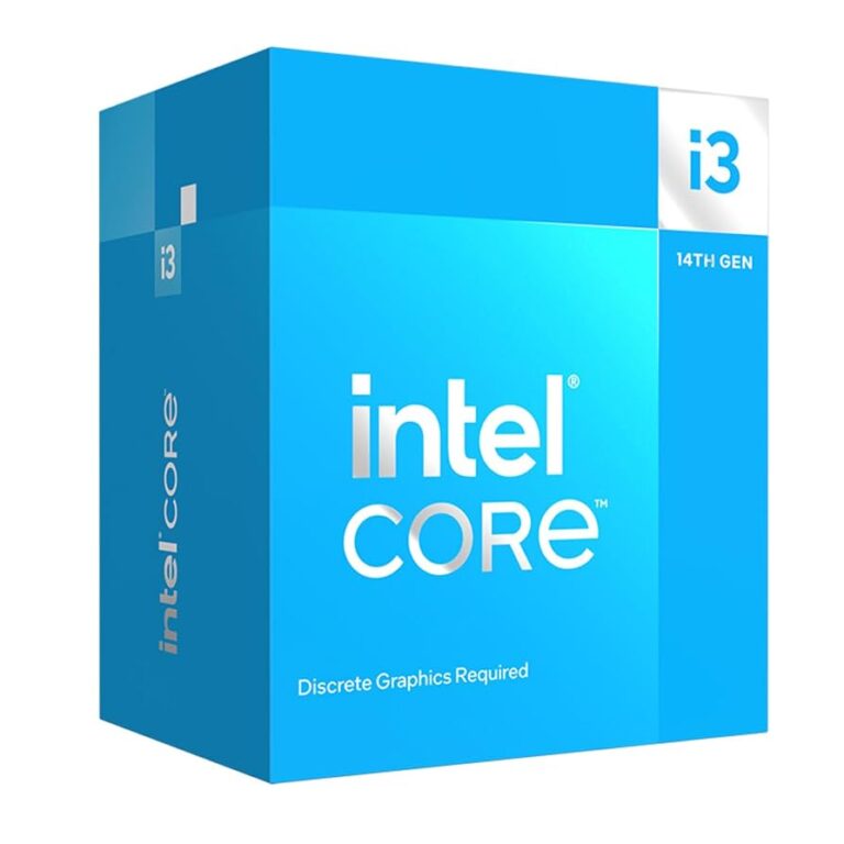 Procesador Intel Core i3-14100F, 4 Núcleos, Hasta 4.70 GHz, 12 MB Caché, Sin Gráficos Integrados, FCLGA1700