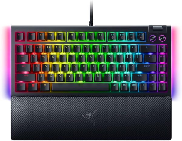Teclado Mecánico Gamer Razer BlackWidow V4 75% (Hot-Swappable) | Switches Táctiles, Razer Chroma™ RGB, 8000Hz | Layout Inglés