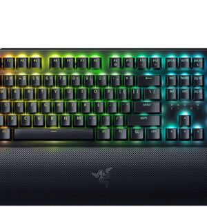 Teclado Mecánico Gamer Razer BlackWidow V4 | Switches Mecánicos Verdes Táctiles y Sonoros Razer™, Razer Chroma™ RGB, Teclas Macro y Dial | Español