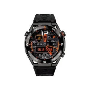 Smartwatch Lamborghini Aventador Ultimae | Acero PVD Negro, Pantalla de 1.39" | GPS, Frecuencia Cardíaca | Edición Nero