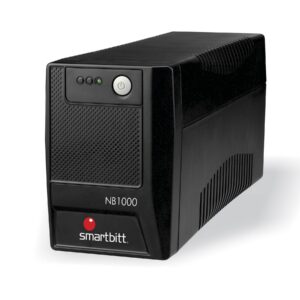 UPS SMARTBITT SBNB1000 | 1000VA/500W, 6 Salidas | con Regulación de Voltaje (AVR), Protección para PC