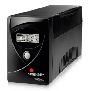 UPS SMARTBITT NB1000 | 1000VA/500W, 6 Contactos | con Pantalla LCD, Regulación de Voltaje (AVR)