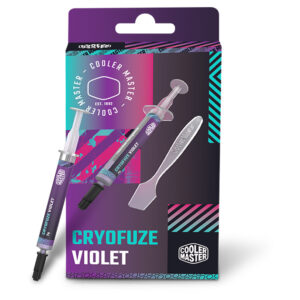 Pasta Térmica Cooler Master CryoFuze Violet (2g) | Alto Rendimiento 12.6 W/mK | No Conductora, Compuesto de Nano Partículas