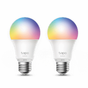 Bombillas LED Inteligentes Wi-Fi TP-Link Tapo L530E (Paquete de 2) | Multicolor RGB, Luz Blanca Regulable | Compatible con Alexa y Google