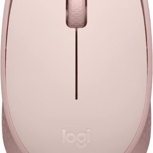 Logitech M170 | Mouse Inalámbrico de 2.4 GHz | Receptor USB Logi Bolt | Hasta 12 Meses de Batería | Diseño Ambidiestro - ROSADO