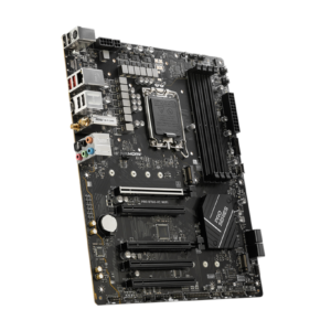 MSI PRO B760-VC WIFI | Tarjeta Madre ATX | Socket Intel LGA 1700 | DDR5 hasta 7000+ MHz (OC) | Wi-Fi 6E y Bluetooth 5.3 | 2 Ranuras M.2 Gen4 | Diseño Plateado/Blanco