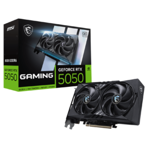 MSI GeForce RTX 5050 8G GAMING OC | Tarjeta de Video 8GB GDDR6 | Arquitectura Blackwell | Ray Tracing 4.ª Gen | DLSS 4 | Diseño de Doble Ventilador TWIN FROZR 10 | PCIe 5.0