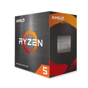 AMD Ryzen 5 5500 | Procesador de 6 Núcleos y 12 Hilos | 4.2 GHz Max Boost | Socket AM4 | Arquitectura Zen 3 | Tecnología de 7nm | Incluye Disipador Wraith Stealth