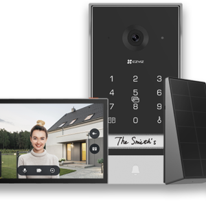 EZVIZ EP7 | Videoportero Inteligente 2K | Alimentación Solar + Batería | Wi-Fi HaLow™ | Detección Humana IA | Color Night Vision | Negro