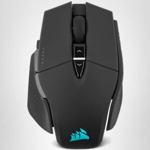 CORSAIR M65 RGB ULTRA WIRELESS | Mouse Gamer para FPS | Estructura de Aluminio | Sensor Óptico MARKSMAN 26,000 DPI | Botón Sniper Dedicado | Sistema de Pesas Ajustable | Negro