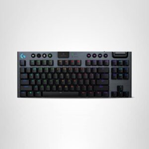 Logitech G915 X TKL | Teclado Gamer Inalámbrico de Perfil Bajo | Tecnología LIGHTSPEED | Switches Mecánicos GL | Iluminación LIGHTSYNC RGB | Chasis de Aluminio | Negro
