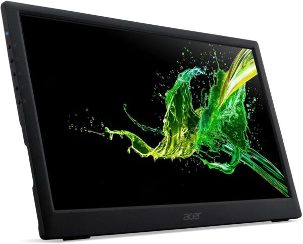 Monitor Portátil Acer PM161Q | 15.6" Full HD IPS | Ultra Delgado | USB-C de Un Solo Cable | Soporte Adaptive-Sync | Compatible con PC/Mac