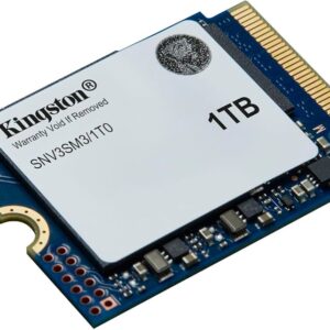 Kingston NV3 1TB | NVMe PCIe 4.0 x4 | M.2 2280 | Hasta 6,000 MB/s | Alta Eficiencia Térmica | Negro