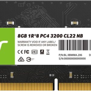Memoria RAM Acer SD100 8GB DDR4 SODIMM | 3200MHz | 1.2V Bajo Consumo | 260-Pin | Compatible con Laptops y Mini PCs | Mejora de Rendimiento