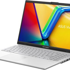 ASUS Vivobook Go 15 | Pantalla 15.6" FHD | AMD Ryzen 5-7520U | 16GB LPDDR5 | 512GB SSD | Durabilidad Grado Militar | Plata