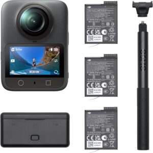 DJI OSMO 360 Standard Combo | Cámara de Acción Esférica | Grabación 5.7K/30fps | Sensores Duales de 1/1.3" | Estabilización HorizonSteady 360 | Resistente al Agua | Invisible Selfie Stick Ready