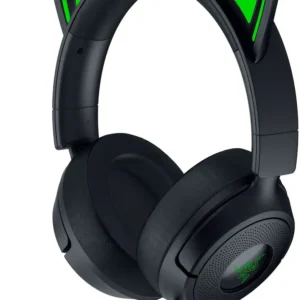 Razer Kraken Kitty V3 X | Headset Gamer con Orejas de Gatito | Iluminación Razer Chroma™ RGB | Micrófono Cardioide HyperClear | Sonido Surround 7.1 | Ultra Ligero | Negro